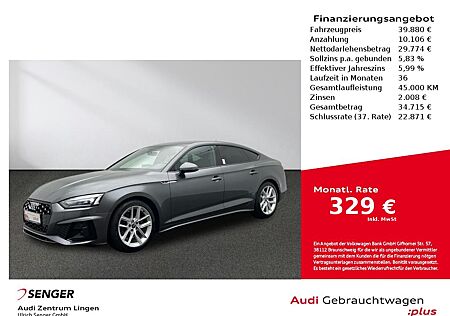 Audi A5 Sportback S line 35 TFSI MMI LED AHK Sitzhzg.