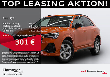 Audi Q3 45 TFSI e S LINE LM19 OPTIK-PKT AHK NAVI+