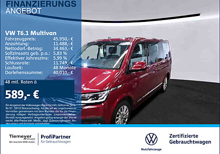 VW T6 Multivan T6.1 Multivan 2.0 TDI DSG 4M HIGHLINE LED ST.HEIZ VIRTUAL AHK