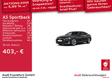 Audi A5 Sportback advanced 40 TFSI S tronic