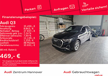 Audi Q3 S line 45 TFSI LED Kamera virtual Alcant