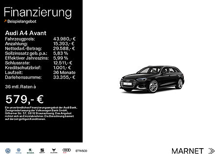 Audi A4 Avant Advanced 35 TDI*Navi*LED*AHK*PDC*Virtual Cockpit*Sitzheizung