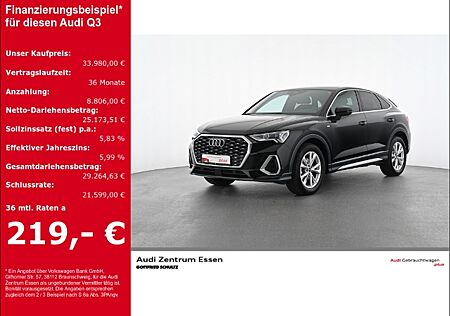 Audi Q3 SPORTBACK 35 TFSI S-LINE S-TRONIC LED PLUS SHZ PDC FSE MUFU S line