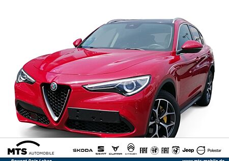 Alfa Romeo Stelvio Lusso 2.0 Turbo 16V 206kW (280PS) Q4 Allrad El. Panodach Navi Leder Bi-Xenon