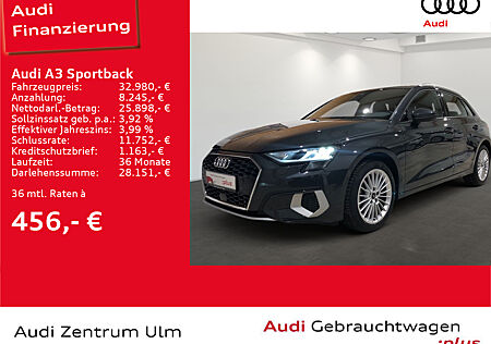 Audi A3 Sportback advanced 35 TFSI S tronic NAV R-KAM