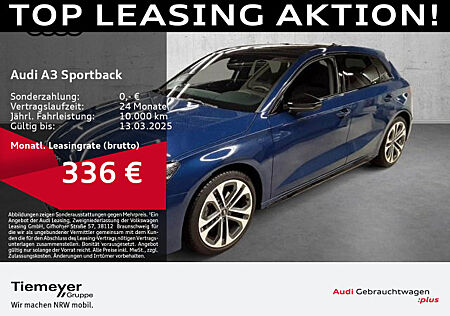 Audi A3 Sportback 30 TFSI S LINE NEUES MOD! PANO LED KAMERA AHK