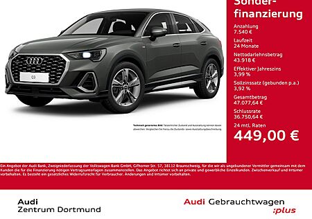 Audi Q3 Sportback 40 quattro S LINE AHK CAM ACC LM19