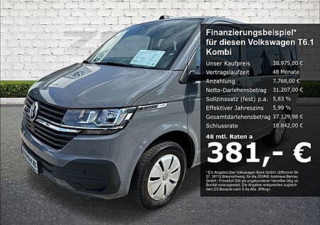 VW T6 Kombi T6.1 Kombi 2.0 TDI AHK DAB SHZ Rückfahrkam. Notbremsass. Temp PDCv+h Berganfahrass.