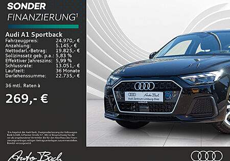 Audi A1 Sportback advanced 25TFSI LED virtual EPH DAB