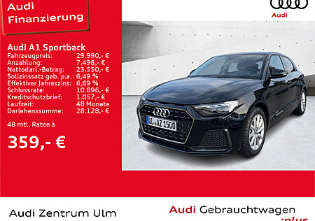 Audi A1 Sportback advanced 30 TFSI S tronic R-KAM LED SHZ