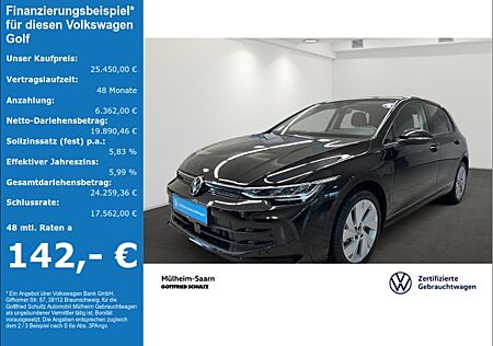 VW Golf VIII 1.5 TSI FACELIFT Life 17 Zoll LM-Felgen Rückfahrkamera