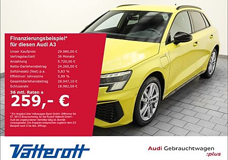 Audi A3 Sportback 40 TFSI e S line AHK HuD Navi B&O LED ACC