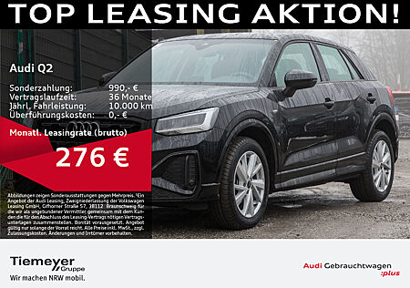 Audi Q2 35 TFSI S LINE LEDER AHK KAMERA VIRTUAL