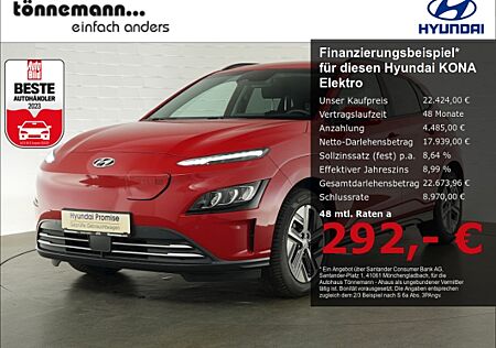 Hyundai Kona Elektro TREND 39,2 kWh+VOLL LED+NAVI+RÜCKFAHRKAMERA+SMARTKEY+SOUNDSYSTEM+SITZ-/LENKRADHEIZUNG