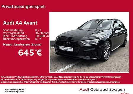 Audi A4 Avant 40 TDI S line S tronic AHK B&O Kamera