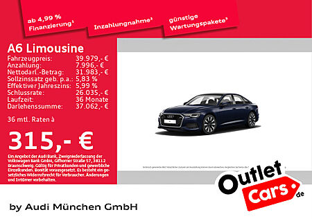 Audi A6 Limousine 55 TFSI qu. S tronic Pano/HUD/Navi/