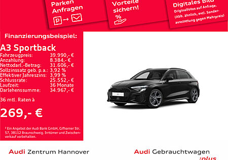 Audi A3 Sportback S line 35 TDI AHK LED Kamera virtual