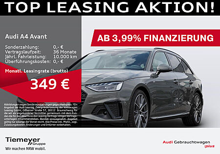 Audi A4 Avant 35 TFSI 2x S LINE LM19 LED NAVI ALCANTARA