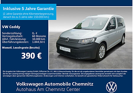 VW Caddy 5-Sitzer 2,0 l TDI KR *AHK*RFK*Ass.-Paket*