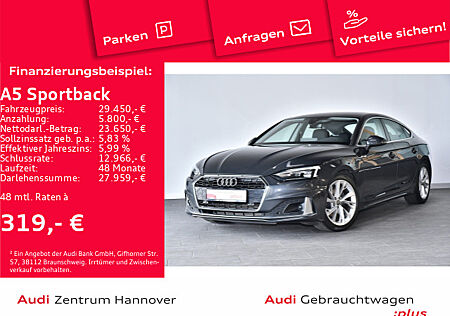 Audi A5 Sportback Advanced 40 TFSI Kamera Standh. LED virtual