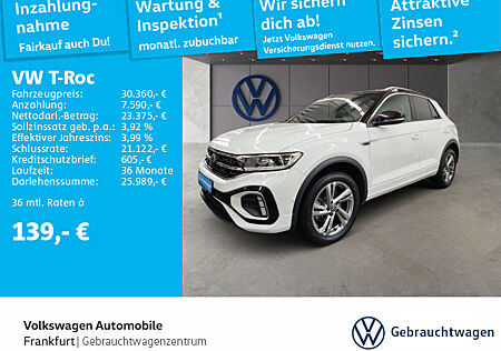 VW T-Roc 2.0 TDI DSG R-Line Navi AHK LED Heckleuchten Sitzheizung Leichtmetallfelgen