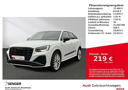 Audi Q2 S line 30 TDI MMI LED AHK Optik-Paket Sitzh.