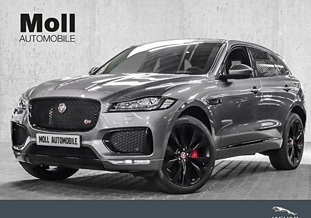 Jaguar F-Pace S AWD Allrad AD El. Panodach Panorama Leder Meridian LED Scheinwerferreg. Sperrdiff.