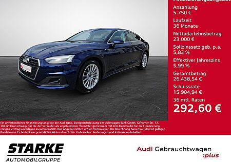 Audi A5 Sportback 40 TDI S tronic NaviPlus Matrix AHK APS-Plus Kamera SHZ DAB