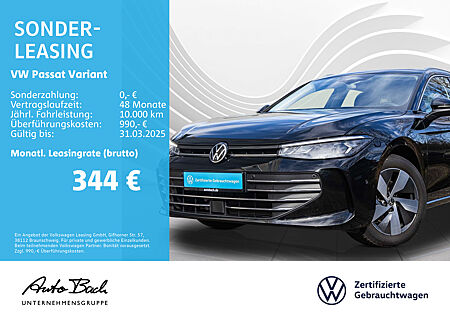 VW Passat Variant 1.5 eTSI DSG Business, LED, Navi, App-Connect, AHK, Digital Cockpit Pro