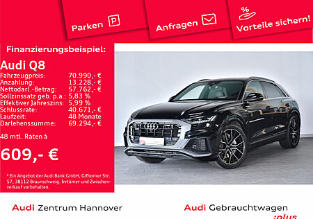 Audi Q8 3.0 e quattro 55 TFSI Sline HuD Pano HD Matrix B&O Luft