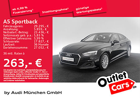 Audi A5 Sportback 40 TFSI S tronic Navi+/GRA/Kamera/PDC+