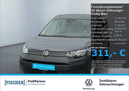 VW Caddy Maxi 2.0TDI AHK PDC Sitzheizung Klima 7-Sitzer