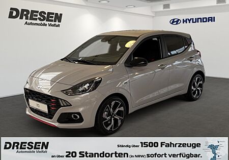 Hyundai i10 (MY25) 1.0 T-GDI (90 PS)2WD N Line Navi/Klimaautomatik/PDC/16-Zoll-Alu