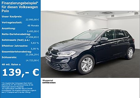 VW Polo 1.0 TSI Style LED PANO NAVI SHZ PDC LM ZV