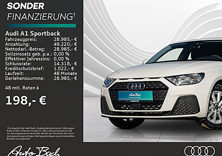 Audi A1 Sportback 30 TFSI 85(116) kW(PS) S tronic