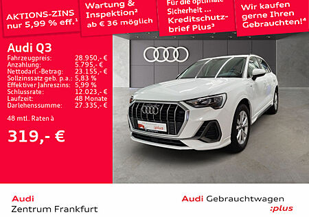 Audi Q3 45 TFSI e S tronic S line LED Navi VC DAB