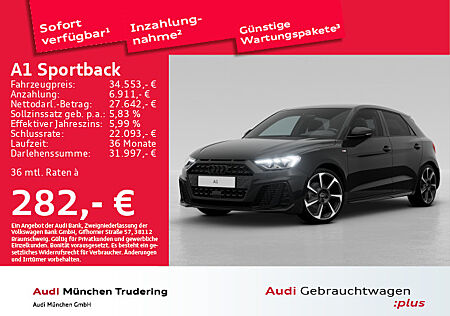 Audi A1 Sportback S line 35 TFSI Interieur S line Optikpaket schwarz+ Parkassistent Rückfahrkamera