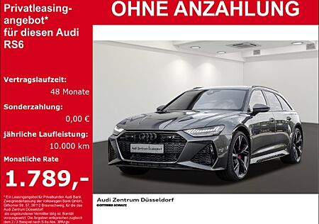 Audi RS6 AVANT Allrad HUD AD StandHZG AHK-klappbar El. Navi Leder digitales Cockpit