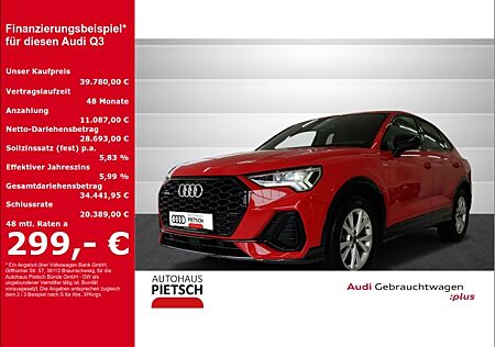 Audi Q3 Sportback 40 TFSI quattro S line LED ACC 360°