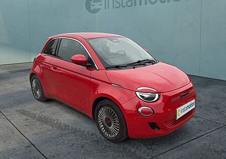 Fiat 500E Red +Kam.+SHZ+SoundSys+PDC+SpurH+Winterp.