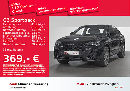 Audi Q3 Sportback 45 TFSI qu. S line Edition LED MMI+