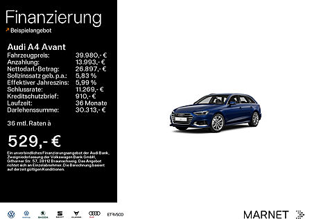 Audi A4 Avant Advanced 35 TFSI*Navi*Matrix*AHK*PDC*Virtual Cockpit*Kamera*Sitzheizung