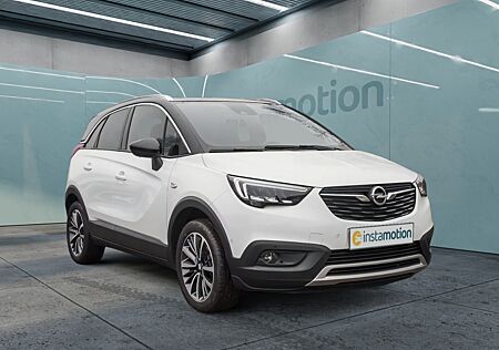 Opel Crossland X Ultimate 1.2Turbo Panoramadach Navi Parklenkassist.Voll-LED Keyless Klimaauto.+SHZ Alurad