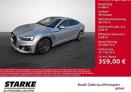 Audi A5 Sportback 50 TDI tiptronic quattro S line NaviPlus Matrix AHK 19-Zoll Standheizung GRA ACC SHZ APS