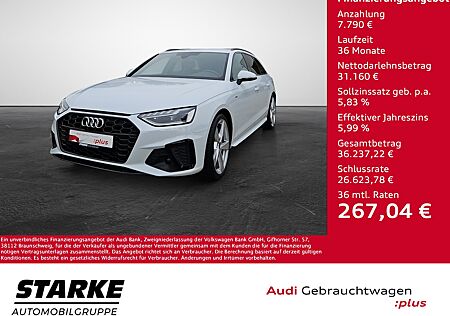 Audi A4 Avant 35 TFSI S tronic S line NaviPlus LED SHZ APS-Plus Kamera GRA 19-Zoll OptikPaket-schwarz