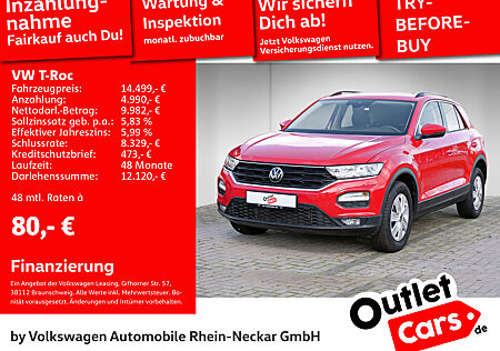 VW T-Roc 1.0 TSI Klima Radio Lane-Assist uvm