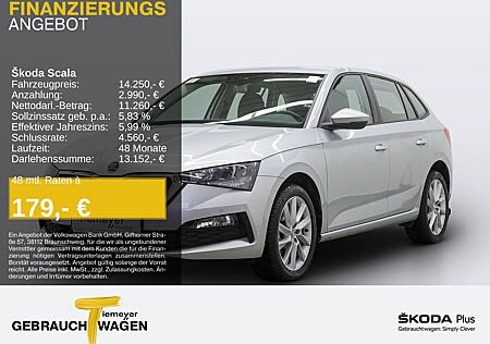 Skoda Scala 1.0 TGI STYLE LM17 NAVI PDC+ KAMERA SITZH DAB