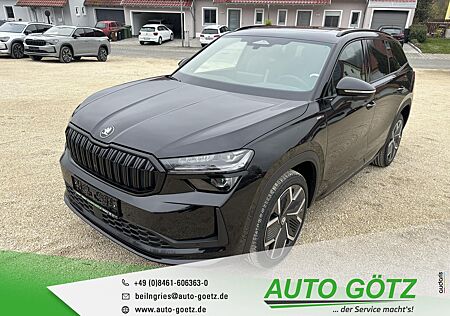 Skoda Kodiaq Sportline DSG *NEUES MODELL* 4x4*AHK-Vorb.*Navi*DAB*VZE*LED*ACC*SmartLink*Panorama*DigiCockpit*elektr. Heckkl.*Kamera*Kessy*BlindSpot*Freispr.*Sitzheiz*PDC*vo+hi*Soundsyst*Alu*LichtAssist*SpurAssist*DCC*Connect*Sunset*ZV-Funk*4xEFH*Ladeboden*Lenkradheiz*beheiz.Frontscheibe*Nebel*Armlehne*Meta