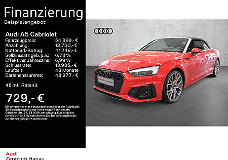 Audi A5 Cabriolet 40 TFSI quattro S-LINE*BLACK-EDITION*MATRIX*AHK*VIRTUAL*NAVI-PLUS*B&O*20ZOLL