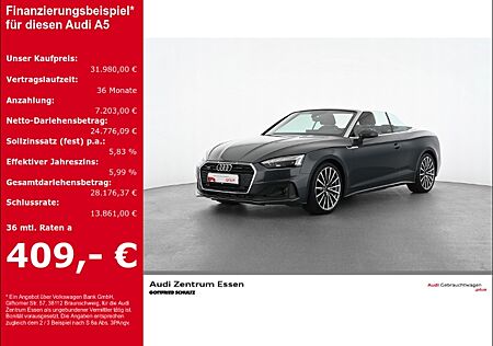 Audi A5 Cabrio 40 TFSI quattro S-TRONIC MATRIX LED NAV PLUS SHZ RÜFA PDC MUFU